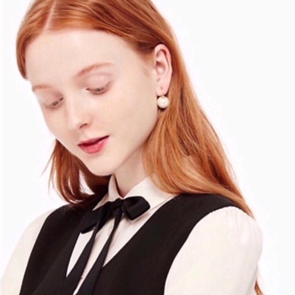 Kate Spade • Shine On Pearl Drop Earrings - Picture 3 of 4